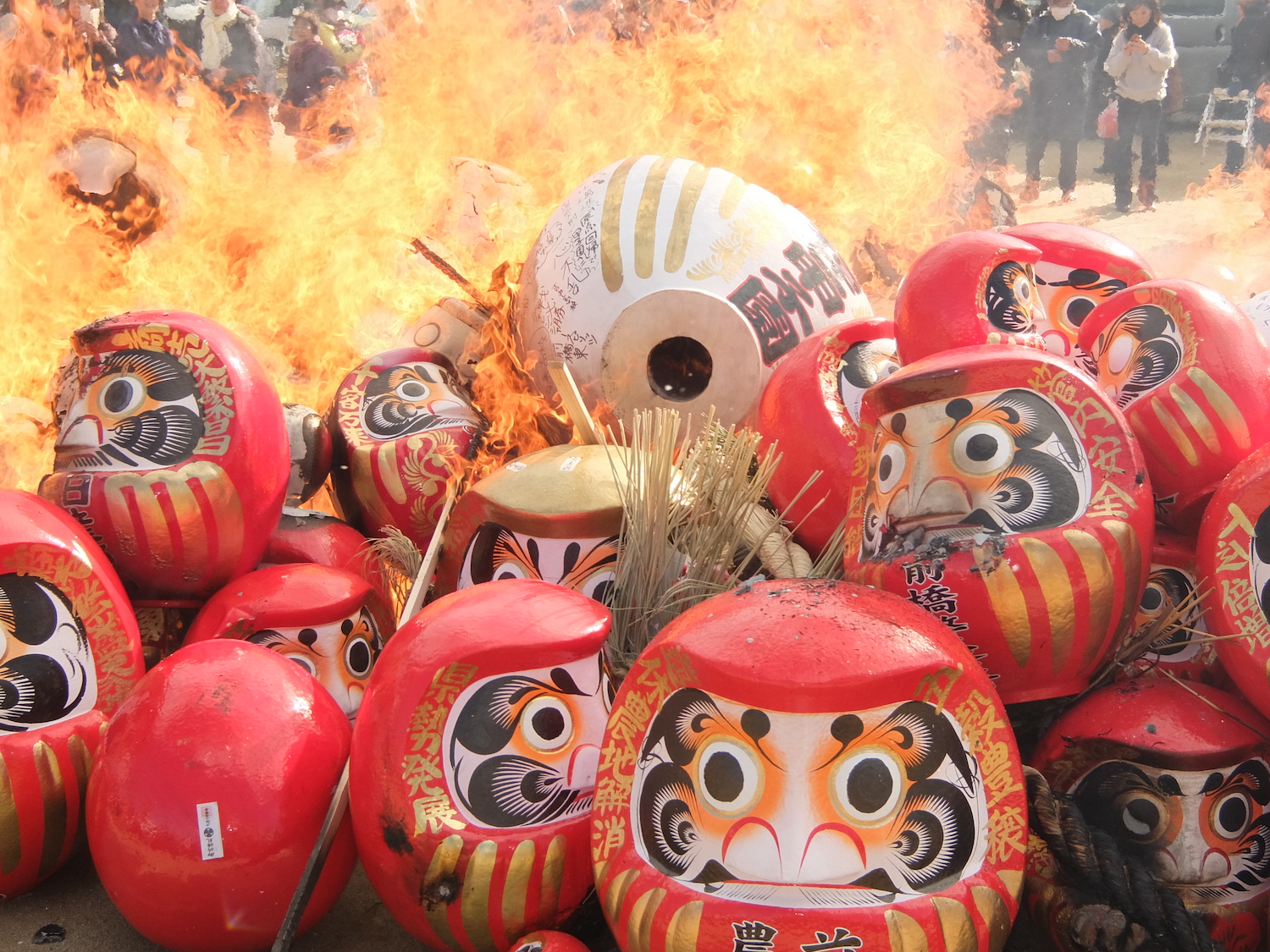 bambola giapponese, DARUMA, rosso